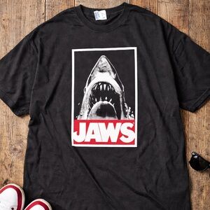 Jaws Graphic Tee XXL | Thick Screen‎ Print | Movie Collector Tee